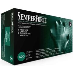 Gloves Powder Free Nitrile Black Small