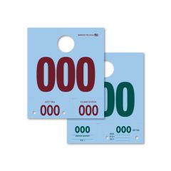 Dispatch Tag Number Blue 000-999 Bx/1000