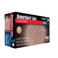 Gloves Powder Free Latex Med Bx/100