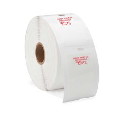 Oil Change Static Cling Stickers RL/500