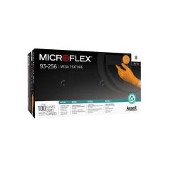 Gloves Orange Mega Texture Nitrile