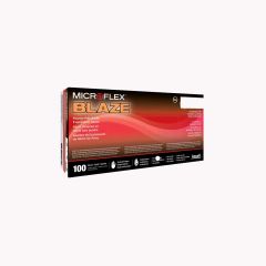 Gloves Orange Blaze Nitrile Large Bx/100