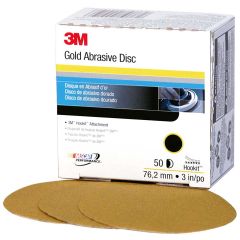 Sand Paper P120C Hookit Disc 3" Bx/50