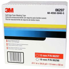 Soft Edge Foam Masking Tape 1/2" x 165'