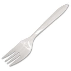 Fork White Heavy Duty Plastic Bx/100