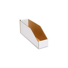 Bin Boxes White 3" x 12" x 4-1/2" Pk/25