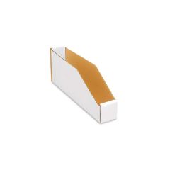 Bin Boxes White 2" x 12" x 4-1/2" Pk/25