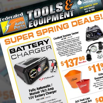 Tool and Equipment Flyer