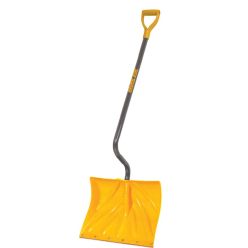 Plastic Snow Shovel Ergonomic 18" x 24"